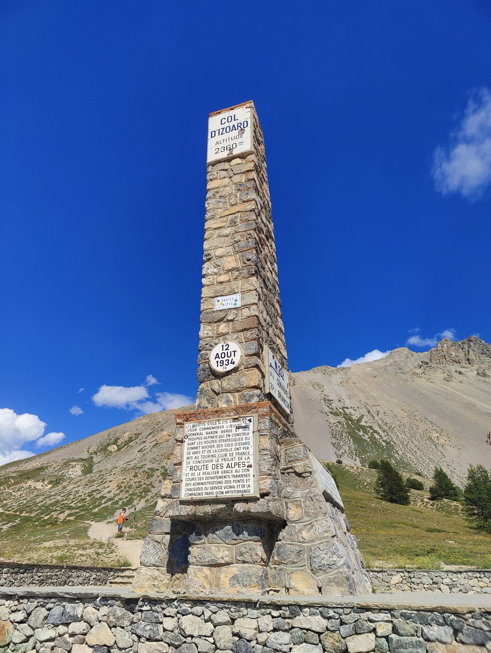 Le monument historique du Col d'Izoard